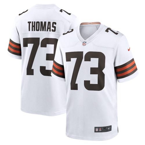 Joe Thomas 73 Cleveland Browns Men Retired Game Jersey - White