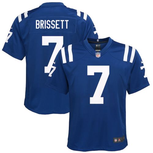 Jacoby Brissett 7 Indianapolis Colts YOUTH Game Jersey - Royal