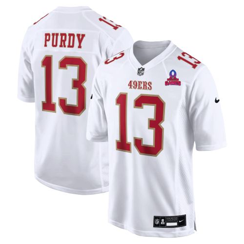 Brock Purdy 13 San Francisco 49ers 2024 Pro Bowl Patch Fashion Game Men Jersey - Tundra White