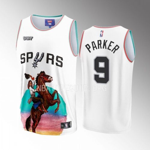 Tony Parker 9 San Antonio Spurs NBA & KidSuper Studios Unisex Hometown Jersey