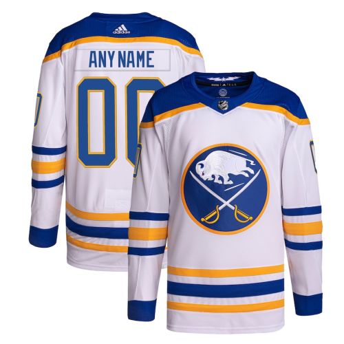 Buffalo Sabres Away Primegreen Custom Men Jersey - White