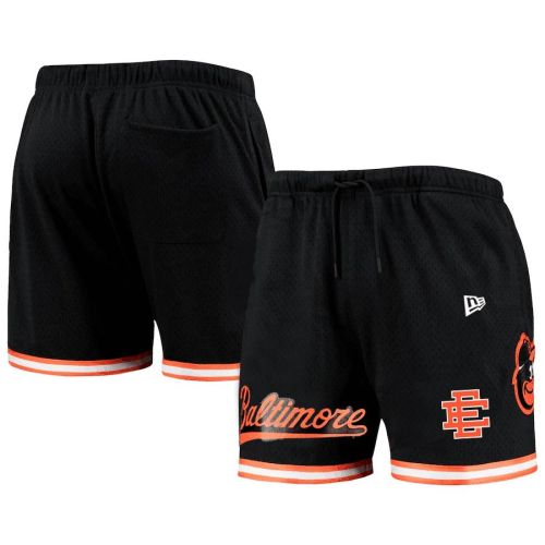 Baltimore Orioles Team Standard Men Mesh Shorts - Black