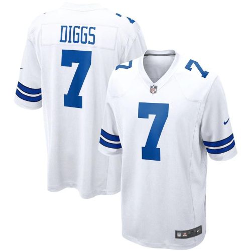 Trevon Diggs 7 Dallas Cowboys Game Jersey - White