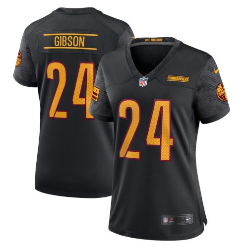 Antonio Gibson 24 Washington Commanders Women's Alternate Game Player Jersey - Black