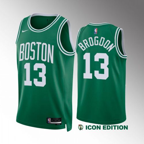 Malcolm Brogdon 13 2022-23 Boston Celtics Green Icon Edition Jersey Swingman