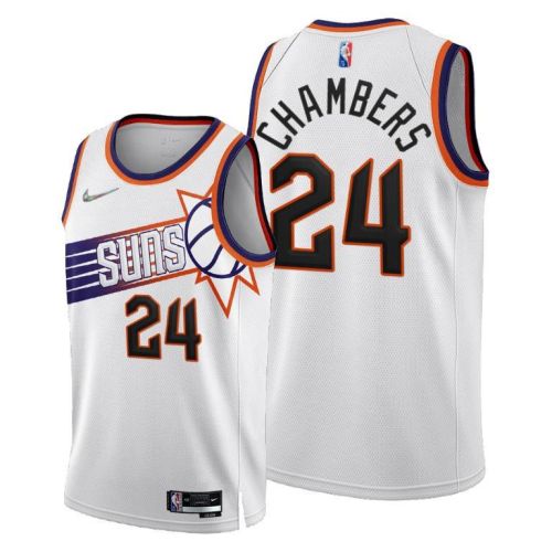 Phoenix Suns 24 Tom Chambers 2022-23 Association Edition Jersey White - Men Jersey