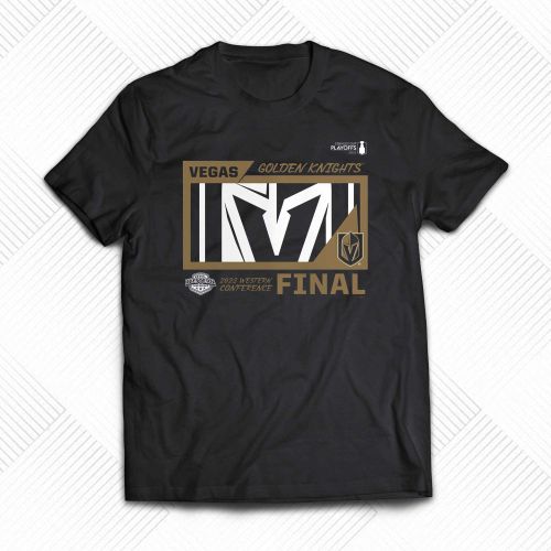 Vegas Golden Knights 2023 Stanley Cup Playoffs Western Conference Final T-Shirt - Black