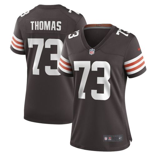 Joe Thomas 73 Cleveland Browns Women Retired Game Jersey - Brown