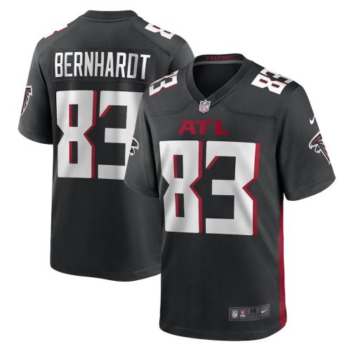 Jared Bernhardt Atlanta Falcons Game Player Jersey - Black