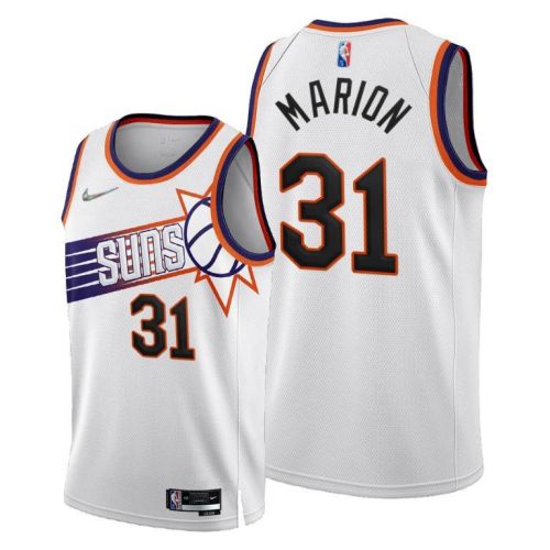 Phoenix Suns 31 Shawn Marion 2022-23 Association Edition Jersey White - Men Jersey