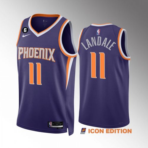 Jock Landale 11 2022-23 Phoenix Suns Purple Icon Edition Men Jersey Swingman