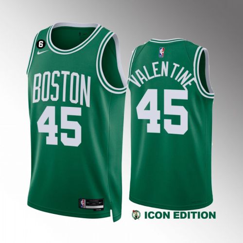 Denzel Valentine 45 Boston Celtics 2022-23 Icon Edition Green Jersey