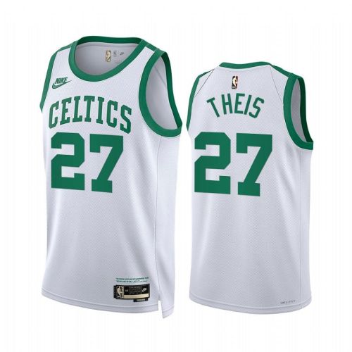 Daniel Theis 2022 Boston Celtics White 27 Classic Edition Jersey Year Zero - Men Jersey