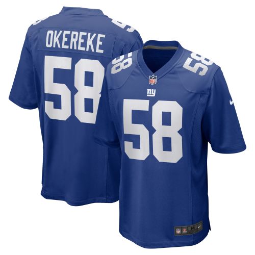 Bobby Okereke 58 New York Giants Men Game Jersey - Royal