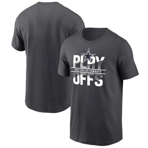 Dallas Cowboys 2022 NFL Playoffs Iconic T-Shirt - Anthracite