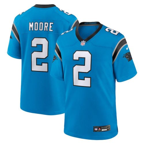 D.J. Moore 2 Carolina Panthers Men's Alternate Game Jersey - Blue