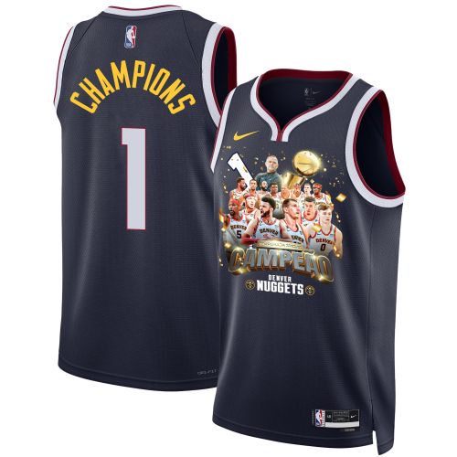 Denver Nuggets Journey To 1st Championship 2023 NBA The Finals Swingman Jersey - Black