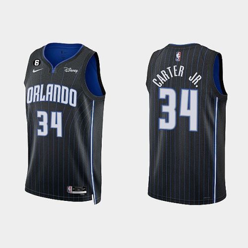 Orlando Magic 34 Wendell Carter Jr. 2022-23 Icon Edition Black Men Jersey