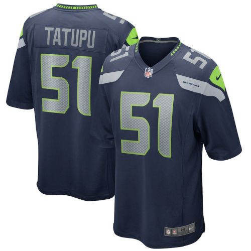 Lofa Tatupu 51 Seattle Seahawks Men Game Retired Jersey - College Navy