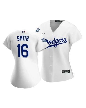 Dodgers Will Smith 16 2020 World Series Champions White Home Women's Jersey Jersey