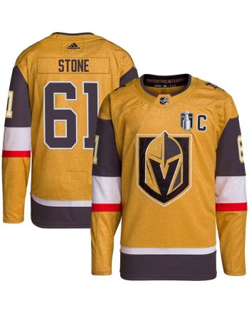 Mark Stone 61 Vegas Golden Knights 2023 Stanley Cup Final Home Player Jersey - Gold