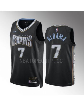 Memphis Grizzlies Santi Aldama 7 2022-23 City Edition Black Jersey Swingman