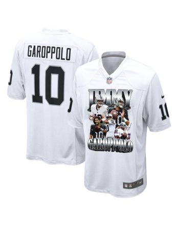 Jimmy Garoppolo 10 Las Vegas Raiders Gold Legend Men Game Jersey - White