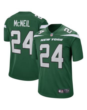 Freeman McNeil 24 New York Jets Men Game Retired Jersey - Gotham Green