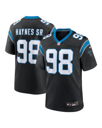 Marquis Haynes Sr. 98 Carolina Panthers Team Game Men Jersey - Black