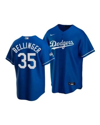 Men's Los Angeles Dodgers Cody Bellinger 35 2020 World Series Champions Royal Alternate Jersey