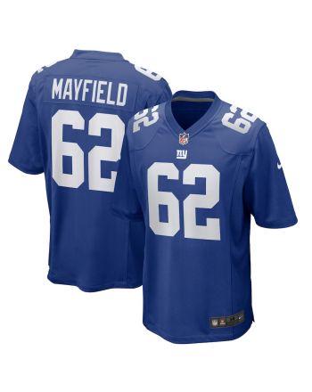 Jalen Mayfield 62 New York Giants Game Men Jersey - Royal