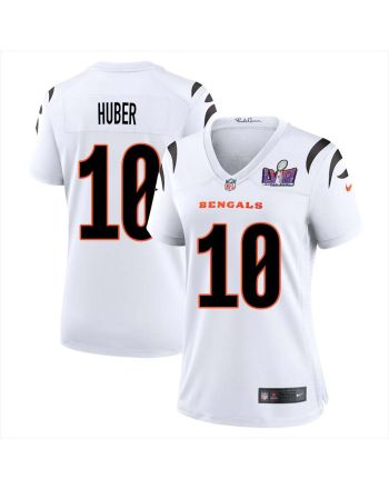 Kevin Huber 10 Cincinnati Bengals Super Bowl LVIII Women Away Limited Jersey - White