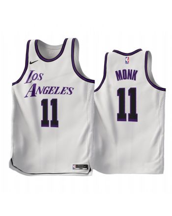 2022-23 Los Angeles Lakers Malik Monk 11 White City Edition Jersey - Men Jersey