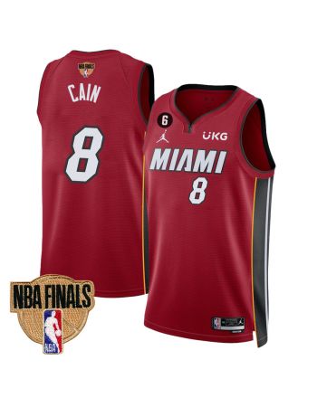 Jamal Cain 8 Miami Heat Final Champions 2023 Swingman Jersey - Red