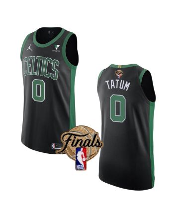 Boston Celtics Celtics Jayson Tatum 0 Final 2022 Men Jersey Statement Black