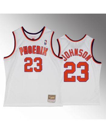 Cameron Johnson 23 Phoenix Suns Alternate White Hardwood Classics Jersey