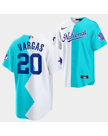 All-Star Futures Game 2022-23 Los Angeles Dodgers Miguel Vargas 20 White Blue Jersey