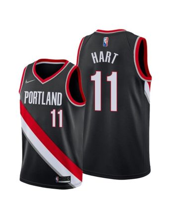 Portland Trail Blazers 11 Josh Hart 2022 Icon Edition Jersey Black - Men Jersey