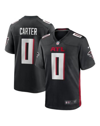 Lorenzo Carter 0 Atlanta Falcons Game Player Jersey - Black