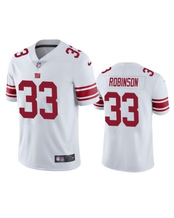 Aaron Robinson 33 New York Giants White Vapor Limited Jersey