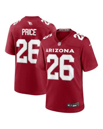 Bobby Price 26 Arizona Cardinals Men Team Game Jersey - Cardinal