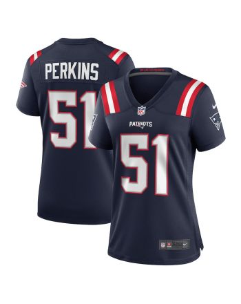 Ronnie Perkins 51 New England Patriots Women Game Jersey - Navy