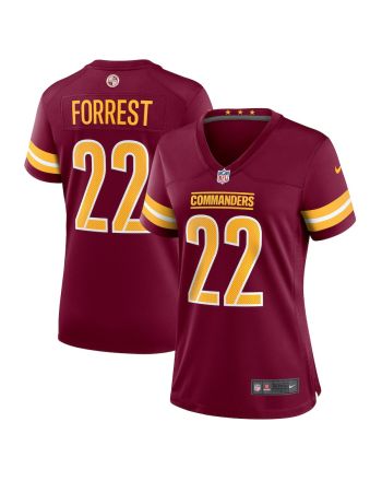 Darrick Forrest Washington Commanders Women's Game Player Jersey - Burgundy