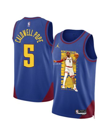 Kentavious Caldwell-Pope 5 Denver Nuggets Scoring Flair 2023 NBA Champions Swingman Jersey - Blue