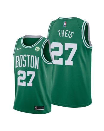 Daniel Theis 27 Boston Celtics Icon Edition Green Jersey 2022 Trade - Men Jersey