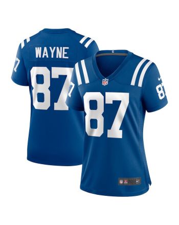 Reggie Wayne 87 Indianapolis Colts Women Game Jersey - Royal