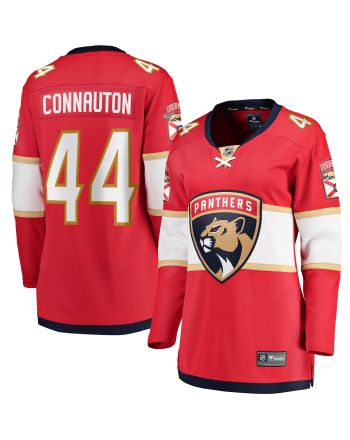 Kevin Connauton Florida Panthers Women's Home Breakaway Player Jersey - Red Jersey