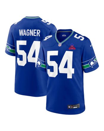 Bobby Wagner 54 Seattle Seahawks 2024 Pro Bowl Patch Throwback Game Men Jersey - Royal