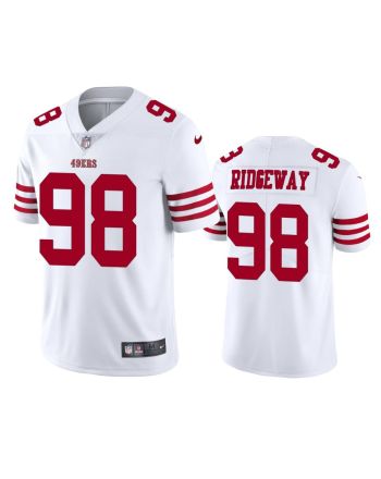 Hassan Ridgeway San Francisco 49ers 98 White Vapor Limited Jersey