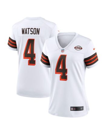 Deshaun Watson 4 Cleveland Browns Women Jersey - White